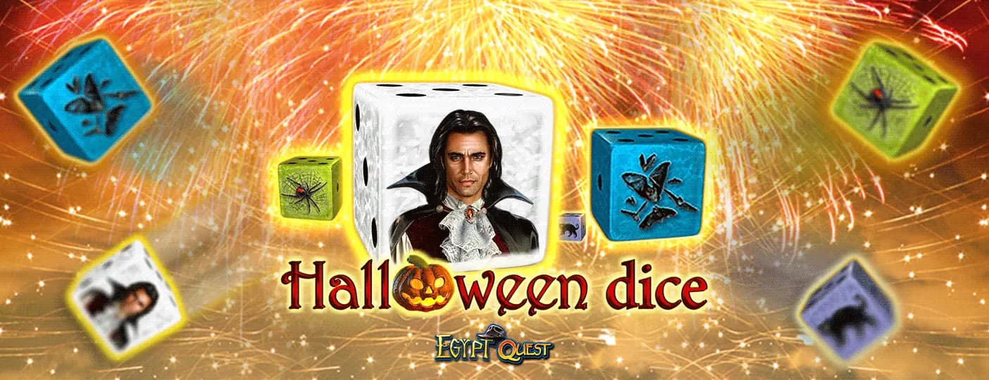 Online Casino Egypt Quest Dice Slot Halloween Dice Egypt Quest by Amusnet - Gaming Provider